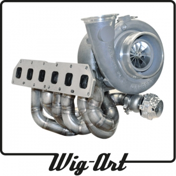Turbo-Rohrkrümmer VAG R32 / V6 24V - Twinscroll - 1.4878 Edelstahl