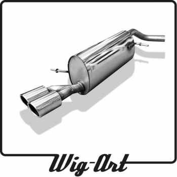 Audi A1 Kompakt/ A1 Sportback Endschalldämpfer - 2x80 Typ 16