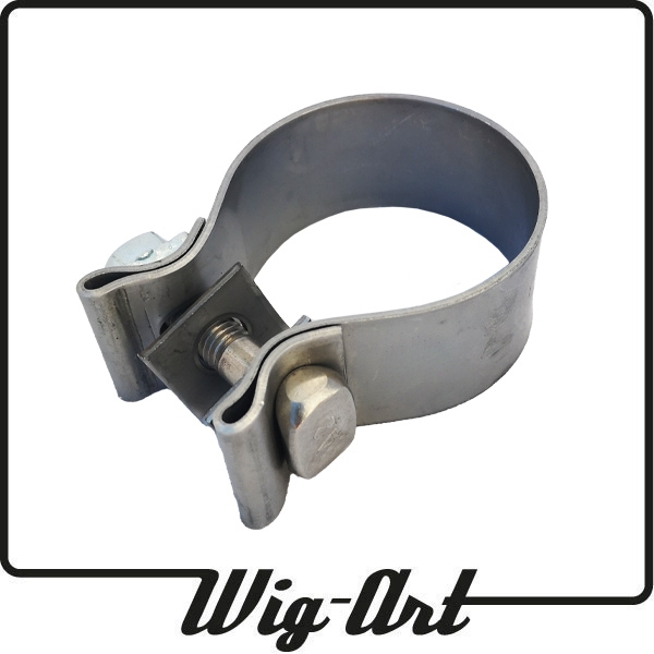Stainless steel exhaust clamp for Ø 63.5mm / 2.5"