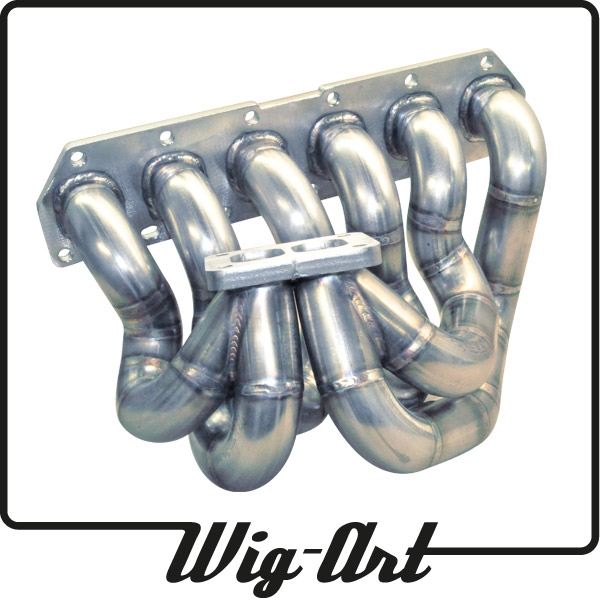 Turbo manifold VAG R32 / V6 24V - Twinscroll - 1.4878 stainless steel